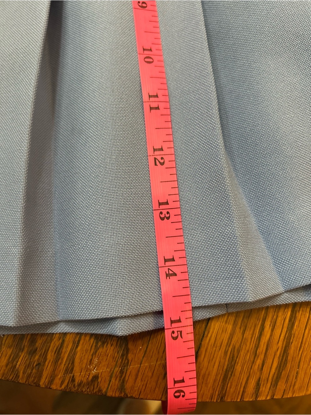 Le Coq Sportif Vintage Pleated Skirt - Periwinkle Blue - Picture 6 of 7
